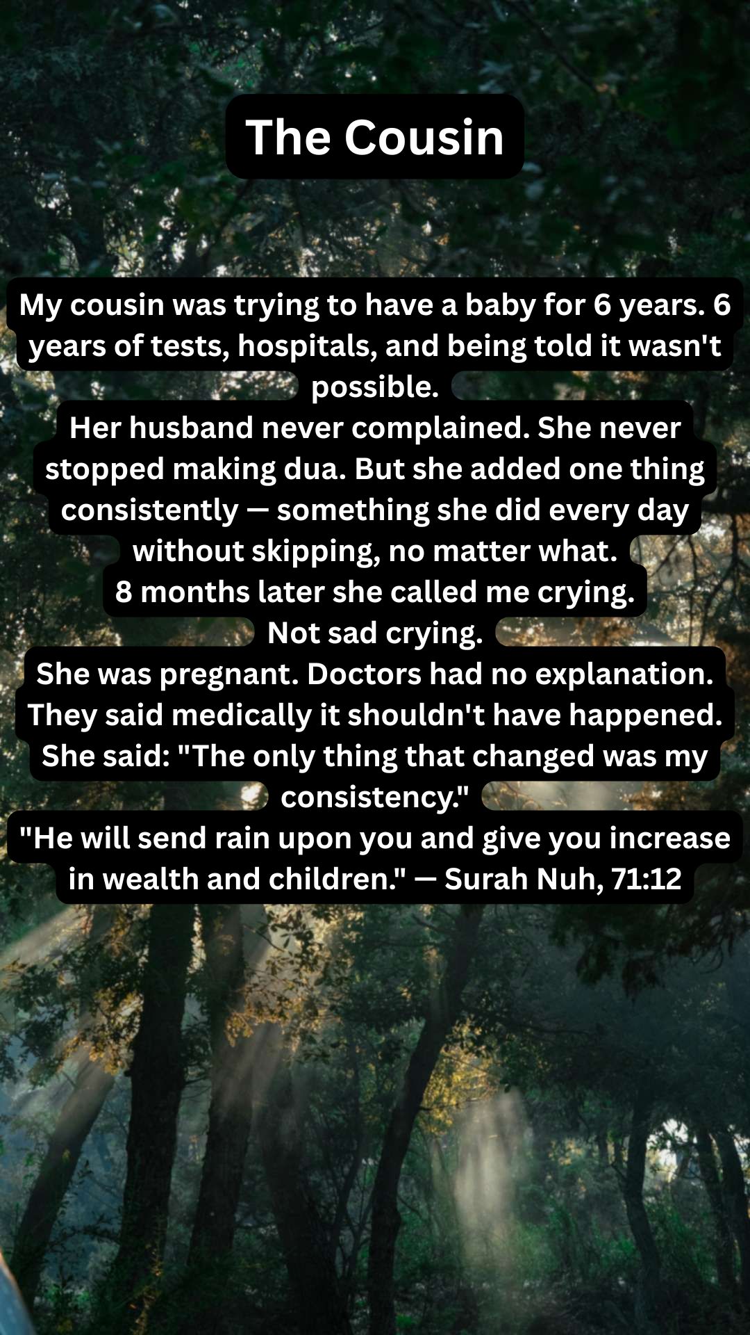 The Cousin - Children testimony - NurPaths