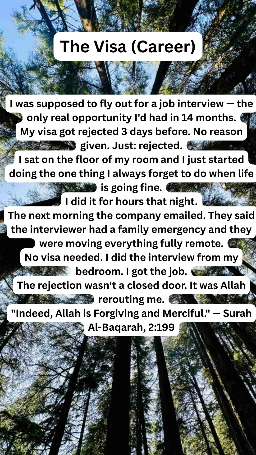 The Visa - Career testimony - NurPaths